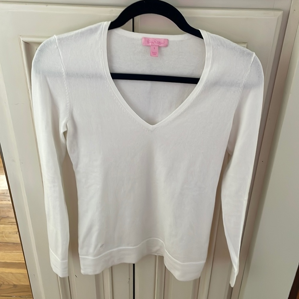 Lilly Pulitzer White Sweater